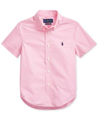 baby boy pink ralph lauren shirt