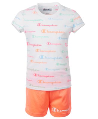 champion t shirt and shorts set