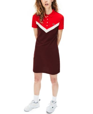 lacoste women's polo dress