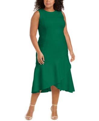 macy's calvin klein plus size dress