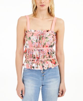 macys sleeveless tops