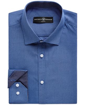 mens slim fit no iron dress shirts