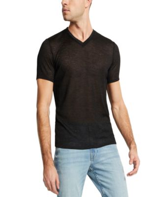 guess v neck t shirt