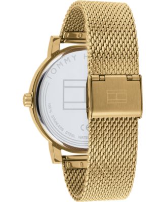 tommy hilfiger gold watch mens