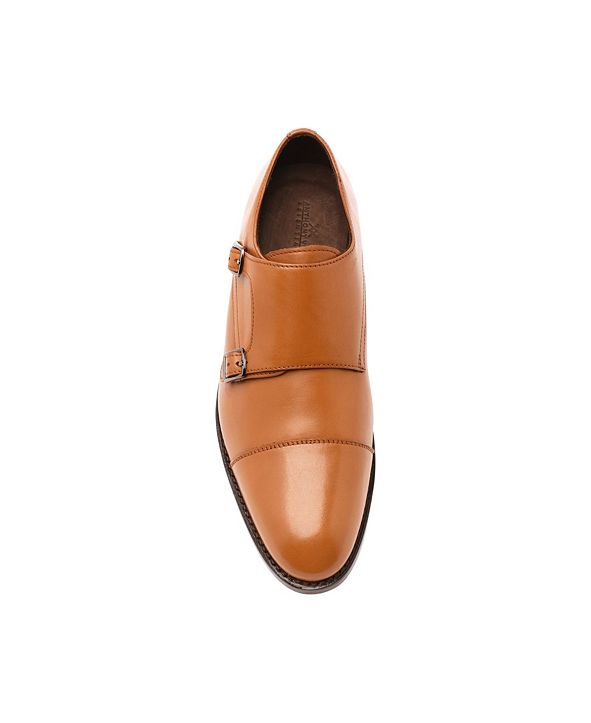 Anthony Veer Men's Roosevelt II Double Monk Strap Goodyear Dress Shoes