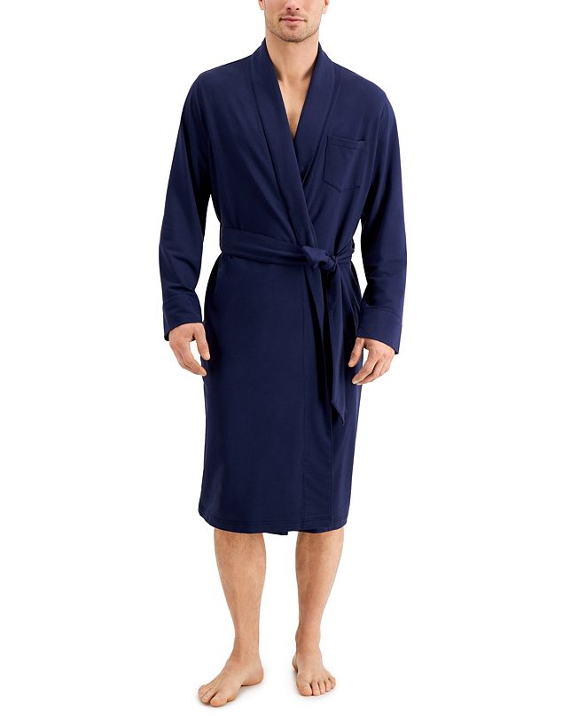 Club Room Men's Cotton Robe, Created for Macy's & Reviews Pajamas