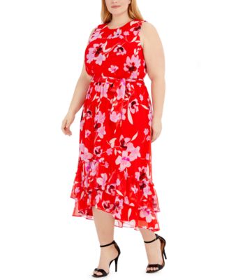 macys plus size calvin klein dresses