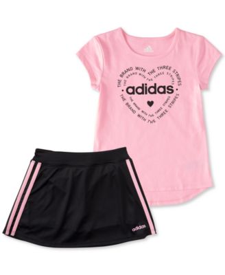 adidas shirt and skirt set