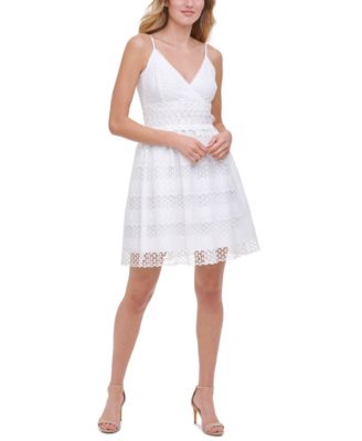 fit and flare dress v neck