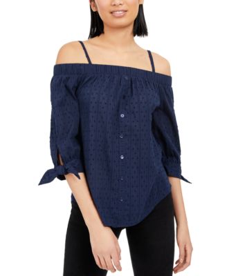 cold shoulder tops at macy's