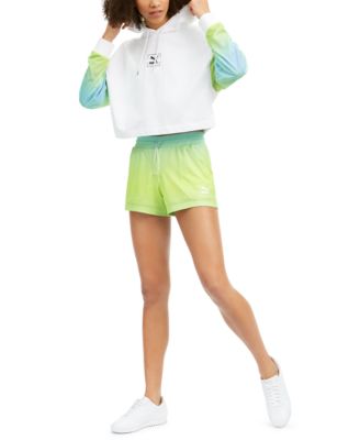 puma neon shorts