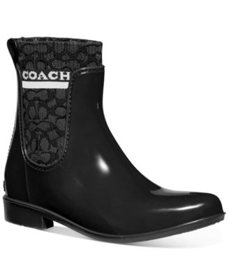 COACH Women's Rivington Rain Boots 