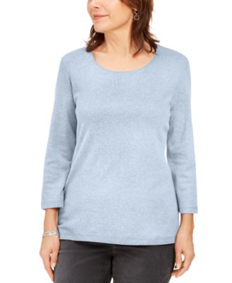 macys cotton tops