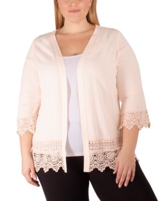 plus size crochet cardigan