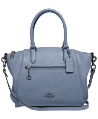 coach elise satchel grey