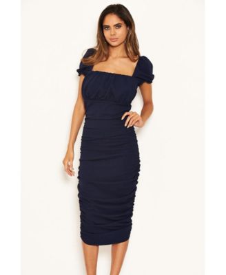 macys midi dresses with sleeves