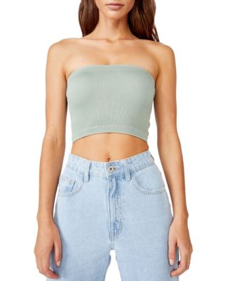 cotton on strapless top