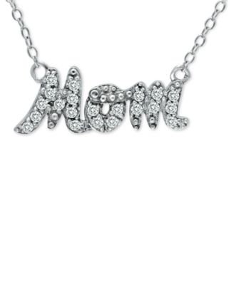 mom nameplate necklace