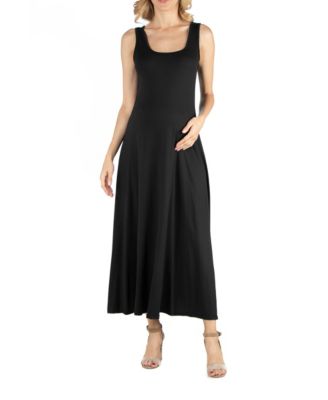 slim fitting maxi dress