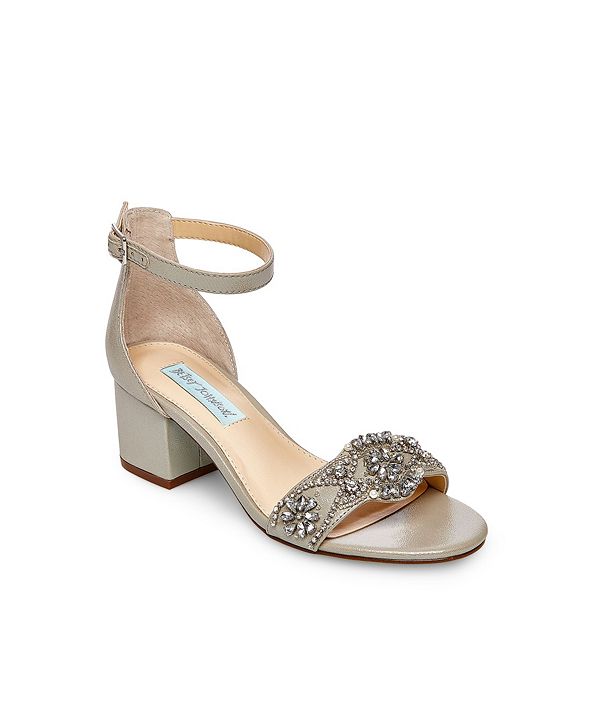 betsey johnson mel block heel