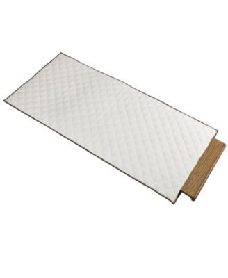 Сумка для хранения предметов домашнего обихода из стеганого настольного листа с отделкой