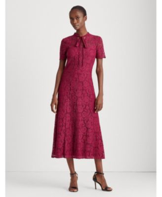 ralph lauren lace dress macy's