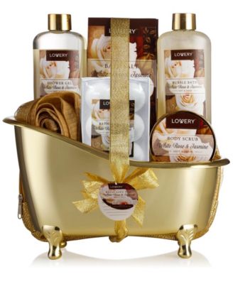 Подарочный набор для ухода за телом Lovery из 8 частей с Белой розой и Жасмином