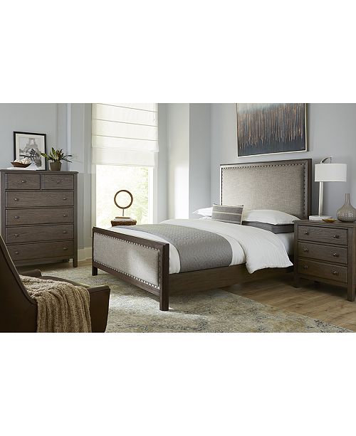 Furniture Parker Mocha Upholstered Bedroom Furniture Created For Macy S Reviews Furniture Macy S
