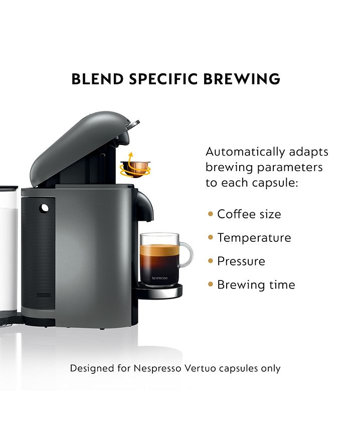 Nespresso by Breville VertuoPlus Deluxe Coffee & Espresso Machine