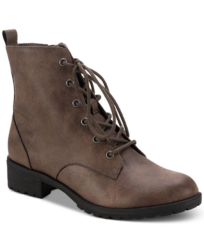Sun + Stone Frannie Lug Sole Combat Booties, Created for