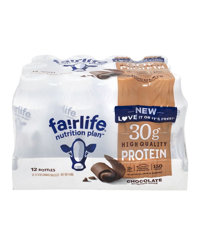 Fairlife High Protein Chocolate Nutrition Shake, Pack of 12 & Reviews