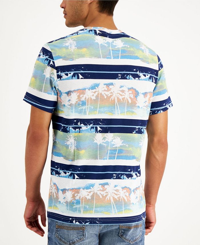 Sun + Stone Men's Scenic Striped T-Shirt, Created for Macy's & Reviews ...