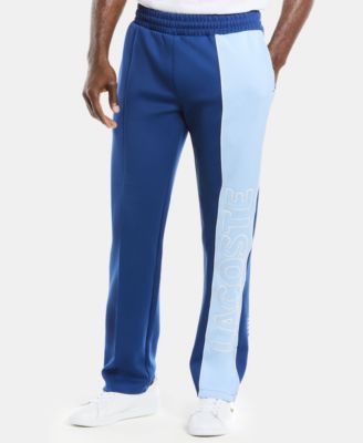 lacoste track pants blue