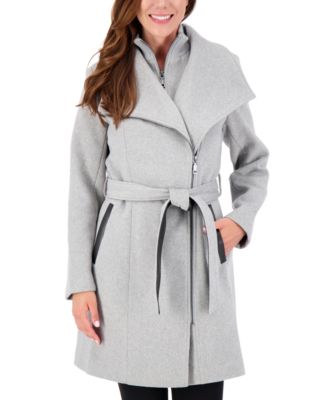 asymmetrical wrap coat