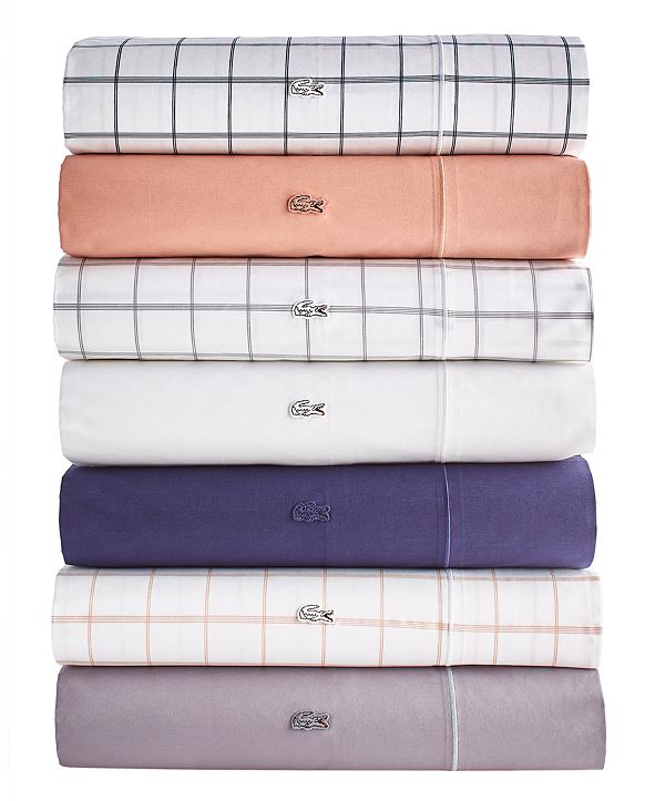 Lacoste Home Match Point Collection Sheet Set, Queen & Reviews Sheets