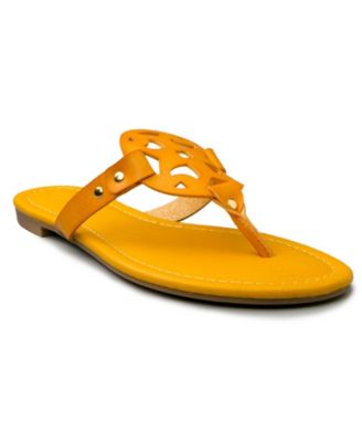 slip on thong sandals