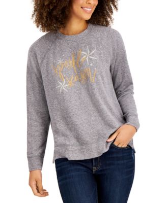 macys petite sweatshirts