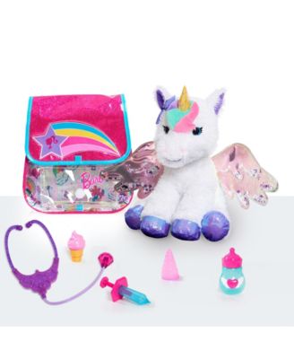 barbie unicorn plush