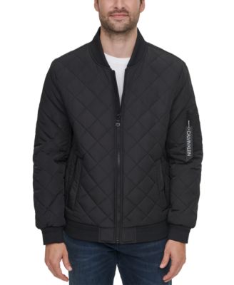 calvin klein quilted zip jacket
