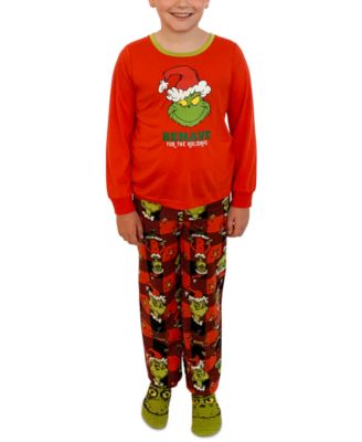 boys grinch pajamas