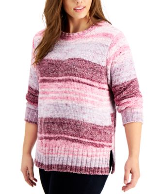 macy's pink sweater