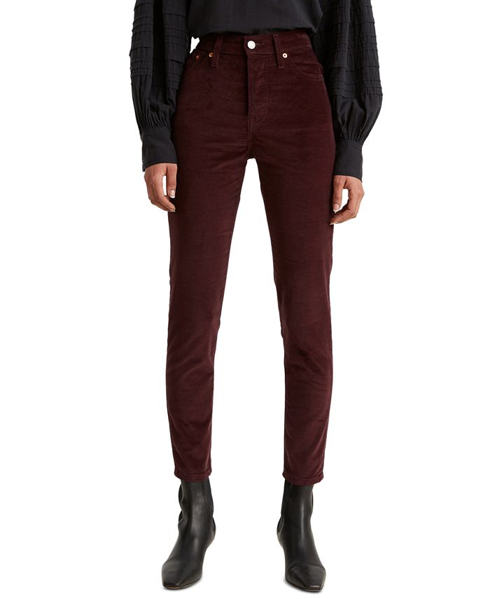 levi's blue spice wedgie skinny jeans