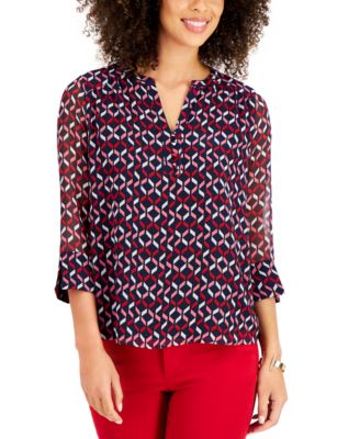 macys petite charter club tops