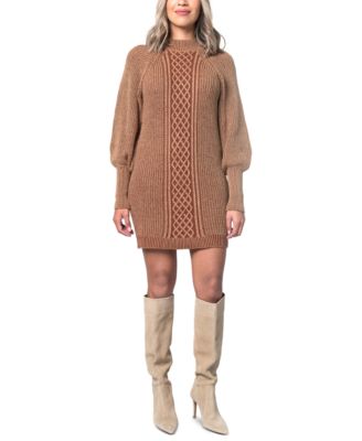 balloon sweater dress