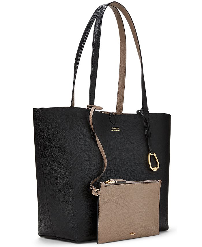 Lauren Ralph Lauren Pebble Reversible Tote & Reviews - Handbags ...