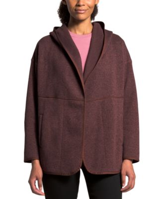 north face wrap sweater