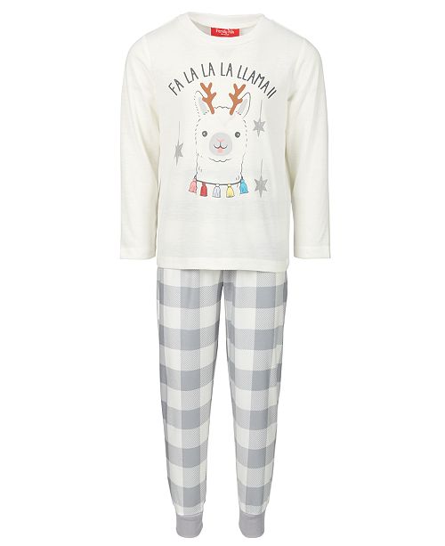 Family Pajamas Matching Kids Holiday Llama Family Pajama Set Created For Macy S Reviews Bras Panties Lingerie Women Macy S