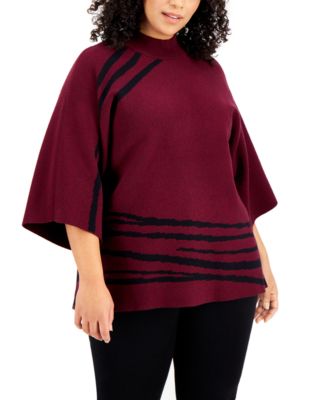 macys plus size kimono