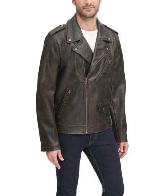 macys levis leather jacket