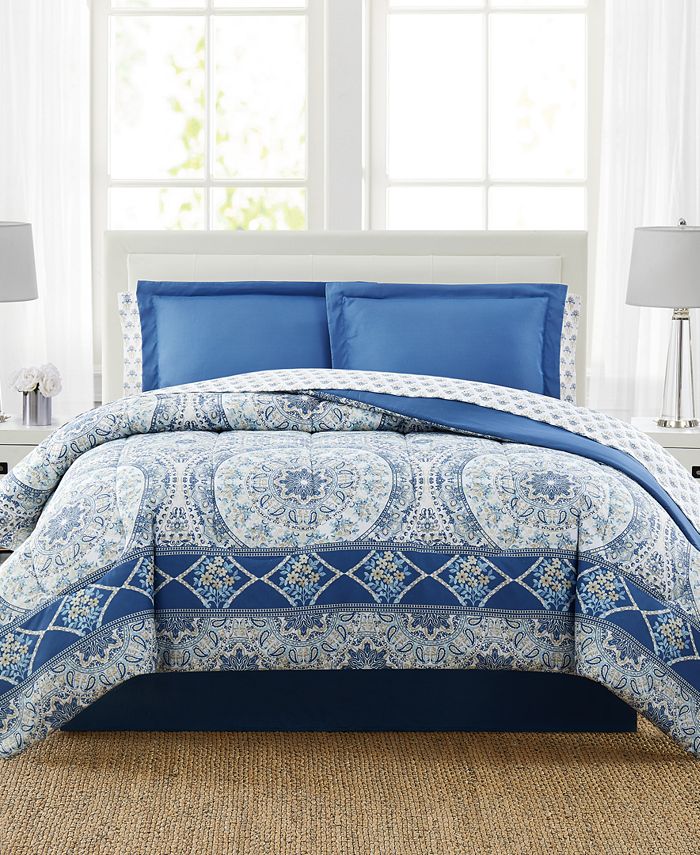 Pem America Katherine 8 Pc Reversible King Comforter Set Created For Macy S Reviews Bed In A Bag Bed Bath Macy S
